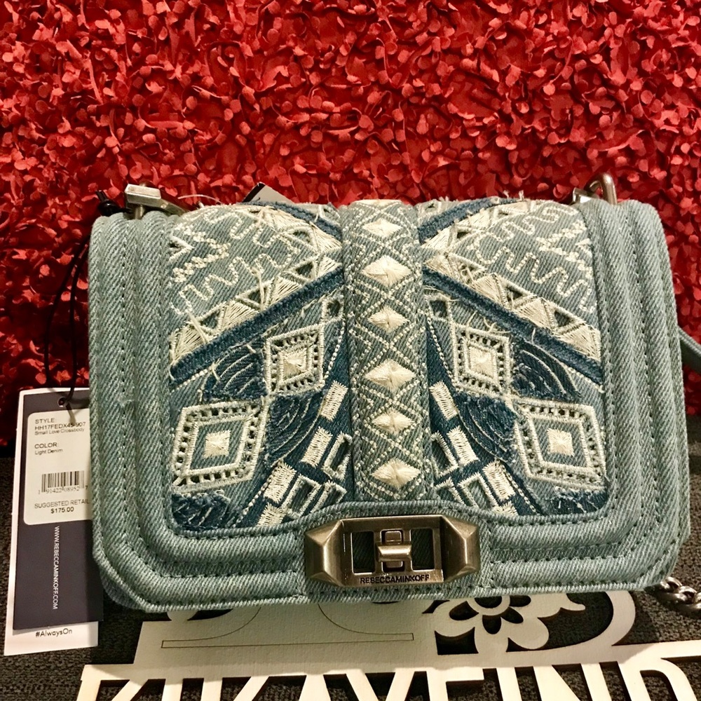 ❌SOLD❌Rebecca Minkoff Small Love Denim Bag